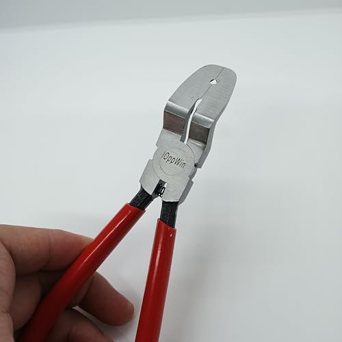 IOppWin Red Pliers Mutipurpose Diagonal Cutting Pliers Wire Flush Cutters Car Push Retainer Rivet Trim Clip Pry Puller Clips Panel Assortments Puller Auto Body Tools