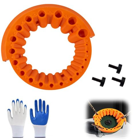 Drill Bit Sharpener Tool - Drill Sharpener Machine Accessory, Drill Attachments Sharpener Tool for Grinding Drill 2-13mm Bits, Compatible with 125mm & 115mm Angle Grinder with Straight Grinder Guard