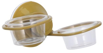 FONDOTIN Hängender Reptilien- Mit Doppelbecken Praktische Wasserschale Für Reptilien Leicht Zu Installieren Platzsparendes Design Für Terrarien Einfach Zu Reinigen Und Wiederverwendbar