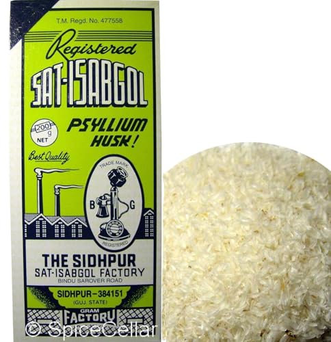 Sat-Isabgol (Psyllium husk)Natural Laxative - Great Remedy for Constipation, Diarrhoea & Weight Loss-200g