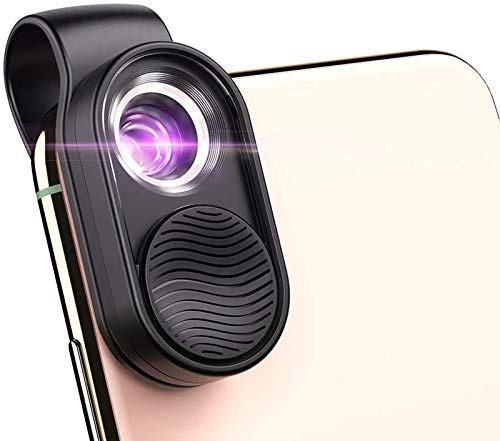 APEXEL 100X bärbar fickstorlek mobiltelefon mikroskop, HD optisk lins digitalt mikroskop med universalklämma kompatibel med 98 % smartphone