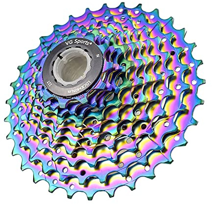 VG Sports 9/10/11 Speed Cassette,11-25T/11-28T/11-32T/11-36T Cassette, Bike Cassette Fit for Road Bike Compatible with Shimano/Sram