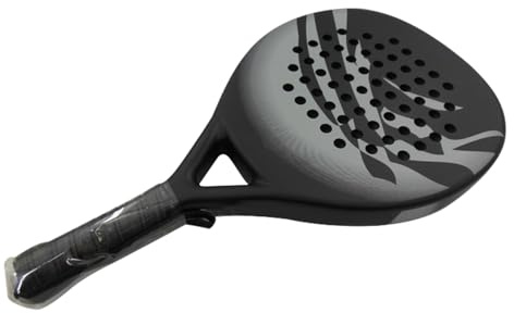 Raquettes de Paddle pour Adultes Fibre Carbone Ergonomique Antichoc
