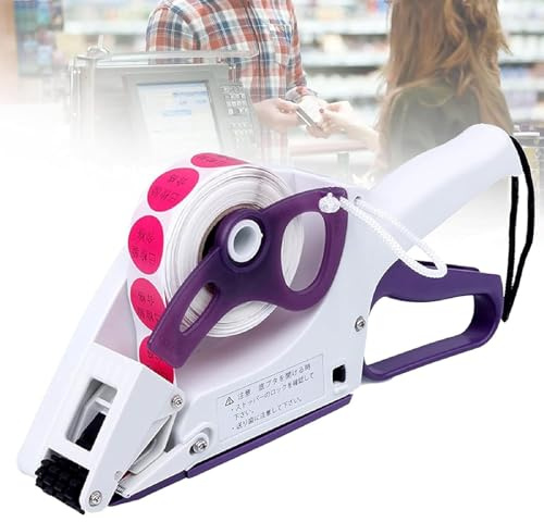 Label Applicator Handheld Barcode Sticker Gun Automatic Labeler for Bottles Boxes Fruits Price Labeling Machine