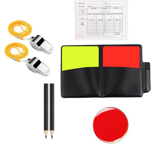 YouthLoxus Football Referee Kit, Referee Cards, for Football Competitions