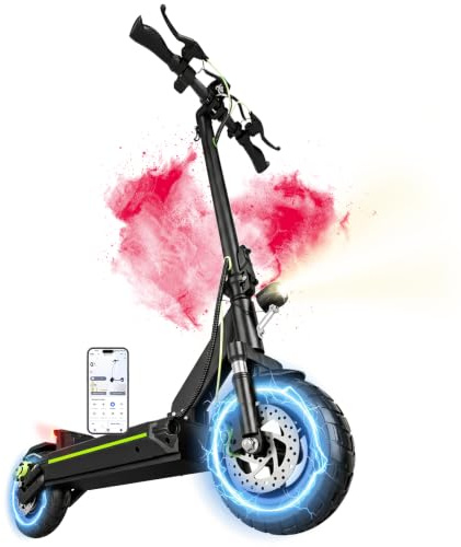 TODIMART Trottinette Électrique Adulte Tout Terrain Autonomie 90KM | Puissante Ultra Legere Moteur 1000W/2000W Batterie 48V 13Ah/18.2Ah Double suspension APP Bluetooth Scooter Électrique Adulte