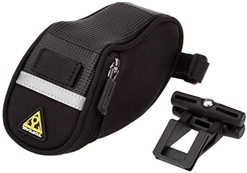 Topeak Satteltasche Mit Fixer F25 Aero Wedge Pack DX, Black, 16 x 8.5 x 8.5 cm, 0.45 L