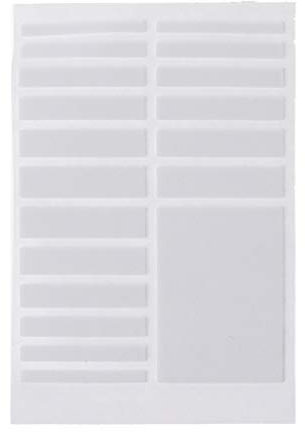 VEED Ajusteur de taille de bague invisible pour bagues amples - 6 tailles - Blanc