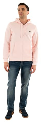 Lacoste Sweat Homme Sh9626 Flamingo L, Rose, L