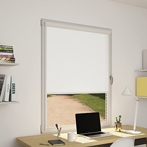 OR Tende - Tenda a Rullo a Vetro Filtrante TAGO con Cassonetto 50x200 cm su misura Personalizzabile per interni per porta finestra e basculante Made in Italy