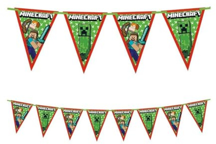 Minecraft Paper Triangle Flag Banner