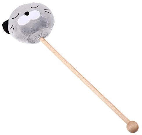 KOMBIUDA 2 Stücke Doppelseitige Massage Katze Werkzeug Katze Massage Werkzeug Handheld Körper Holz Perlen