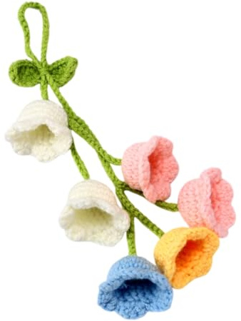 Plante à Suspendre Au Crochet pour Voiture, Pendentif Rétroviseur, Ornement Mignon, Décoration Intérieure, 23 cm