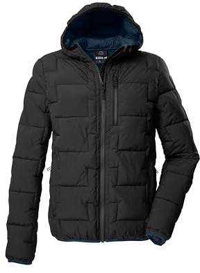 G.I.G.A. DX Uomo Giacca trapuntata/funzionale in piuma d'oca con cappuccio GW 72 MN QLTD JCKT, schwarz, XXL, 43519-000