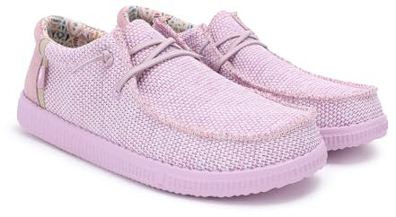 PITAS | WP150 Gaia | Mocasines de Mujer | Náuticos Casual | Zapatillas de Verano | Zapatilla de Vestir | Zapatos sin Cordones | Deportivas Casual | Calzado Walkinpitas | Lila 41