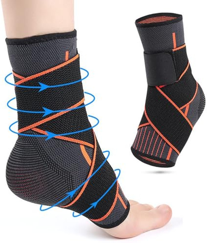 Ankelbandage ankelbandage fotled fotbandage för bandskador böjskydd fotled elastiskt bandage fotled aktiv skyddsbandage lämplig för fotbolllöpning och cykling