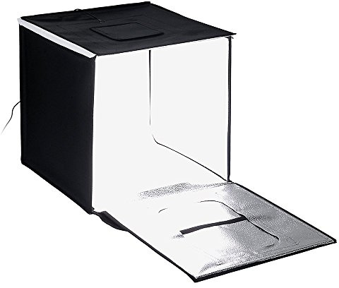 Fotodiox Pro LED 20x20 Studio-in-a-Box for Table Top Photography - Includes Light Tent; Integrated LED Lights; Carrying case and Four backdrops
