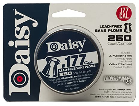 Daisy Lead Free .177 Cal. Pellets 250 Tin for airguns