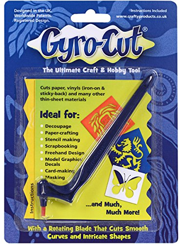 CRAFTY GYRO-Cut Bastelwerkzeug, ABS-Kunststoff/Metall, Blau
