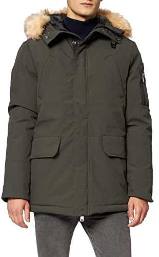 Schott NYC NELSON20 Parka, Kaki, M Hommes