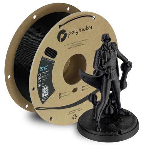 Polymaker PolyLite PLA PRO Schwarz - 1.75mm - 1kg