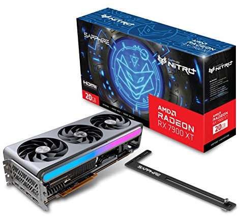 Sapphire 11323-01-40G Nitro+ AMD Radeon RX 7900 XT Vapor-X Gaming Graphics Card with 20GB GDDR6, AMD RDNA 3
