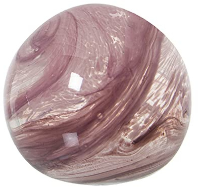 BOLA CRISTAL ROSA TIERRA °10CM