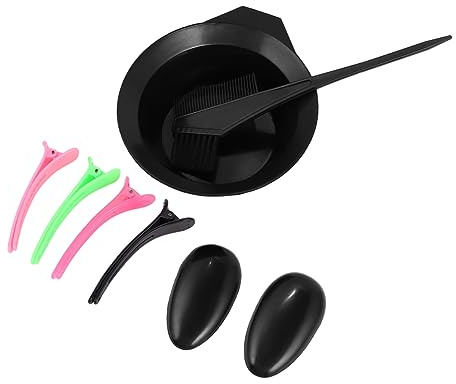 FOMIYES 3sets Strumenti Per Colorazione Dei Ciotola Per Pettine Fermagli Per Sezionare Tappi Per Orecchie Kit Per Materiale Resistente Facile e Riutilizzare