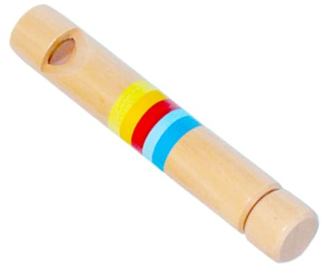 Slide Whistle - Fischietto in legno da 6,69 pollici, strumento a flauto fatto a mano, spinta in legno, giocattolo per flauto educazione precoce | pellicola interattiva per coordinazione degli occhi