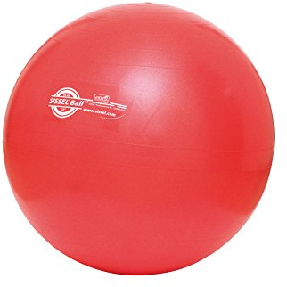 SISSEL Gymnastikboll 55 cm röd