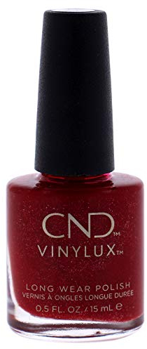 CND Vinylux Long Wear Nail Polish (No Lamp Required), 15 ml, Red, Kiss of Fire