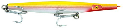 Super Strike Lures Super N Fish Needlefish Sink Yellow/White 6 3/8 1.5oz