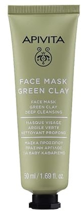 MASCARILLA FACIAL LIMPIADORA PROFUNDA con arcilla verde