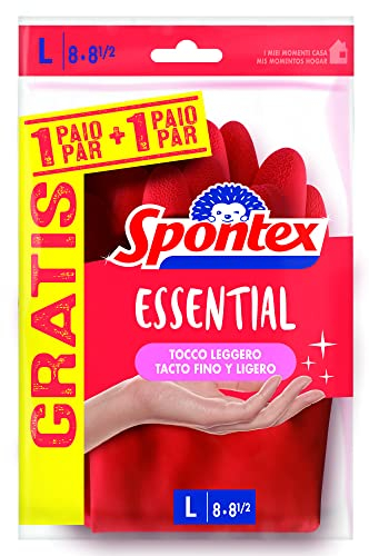 Guantes Essential Talla Latex Grande (8-8 1/2)