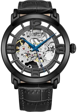 Stuhrling Original Skelett Automatisk Klocka - Herr Winchester 44 Elite mekanisk klocka