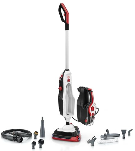 Hoover Steam Complete Pet Steam Mop, Hard Floor Cleaner Machine, 10-in-1 Multipurpose Cleaner Machine, Removable Handheld Steamer, Ideal for Hardwood, Vinyl, Tile, Grout and More