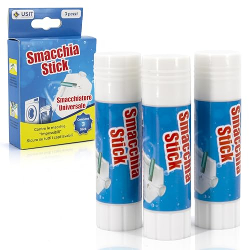 USIT, 3 Stück Fleckenentferner-Stick, universeller Fleckenentferner für Kleidung, gegen hartnäckige Flecken, ohne chemische Substanzen