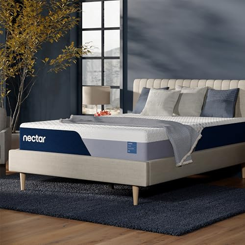 Nectar 12” Memory Foam Mattress, King, Firm Feel, 1-Year Trial