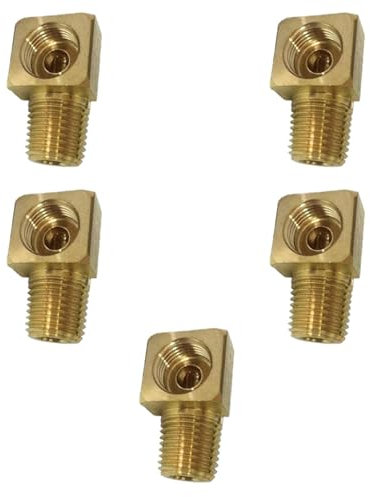 5 accesorios de tubería de latón, conector de tubo de rosca profunda, accesorios de estufa para petróleo, productos químicos, gas natural, drenaje