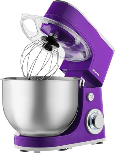 Batidora de pie multifunción STM3635VT – Potente motor 1300W, bol de acero inoxidable de 5,5L, 6 velocidades + función PULSO, ideal para todas las masas,
