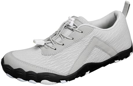 Generisch Chaussures de randonnée pour femme - Respirantes - Chaussures de loisirs - Lacets - Chaussures de marche imperméables avec semelle souple - Chaussures d'extérieur légères - Résistantes à