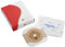 Hollister New Image Cut-To-Fit Flexwear Skin Barrier With Tape - Floating Flange - Flang: 2-3/4, Cut Up To: 2-1/4, Blue - Box Of 5