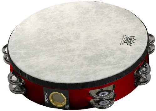 Remo Fiberskyn Tambourine - Quadura Deep Red, 8