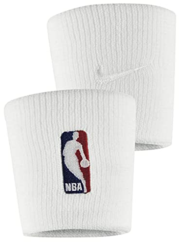 Nike Wristbands NBA NKN03100; Unisex Headband; NKN03100; White; EU (UK)