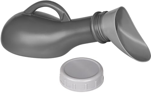 Urinal Bottle Unisex Urinals Portable Urine Bottle with Screw Lid 1000ml Plastic Pee Bottles Emergency Toilet for Women Men