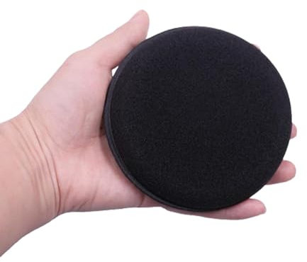 Wax Applicator Pad, Car Wash Sponge, Ultra-Soft Round Wax Applicator Foam Sponge, Foam Applicator Pad, Block Applicator, Trim Dressing & Tire Shine Applicator Pad For Car Detailing