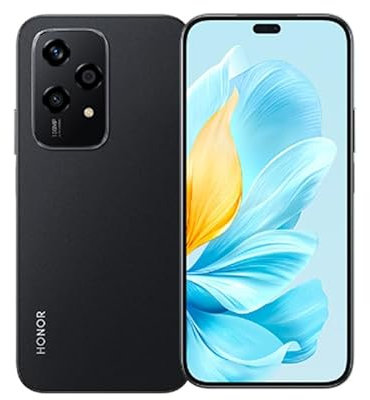 HONOR 200 Lite 5G Smartphone, 8GB+256GB, Appareil Photo Principal 108 MP/Avant 50MP, 4500mAh/NFC/GPS/Dual SIM/AMOLED 6,7, MagicOS 8.0, Android 14 (Negro)