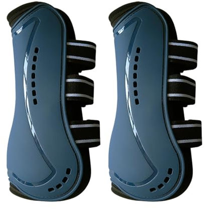 Pferdesportgamaschen,Gamaschen für die Vorderfüße von Pferden | Professionelle Pferdegamaschen Vordergamaschen - Vorderbeinschutz, Schienenstiefel, atmungsaktive, stoßdämpfende Sportstiefel, Pferdebei