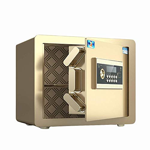 Coffre-fort Coffre-fort ignifuge et étanche Coffre-fort épais antivol Coffre-fort domestique avec petit mot de passe Coffre-fort de bureau tout en acier de 35 cm dissimulable dans le mur de chevet