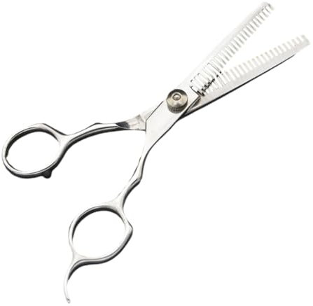 Didiseaon Double Teeth Hairdressing Scissors 6-inch Professional Barber Shears Styling Tools for Men and Women for Salon and Home Use